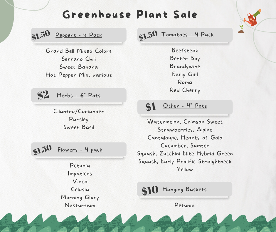 Greenhouse Sale